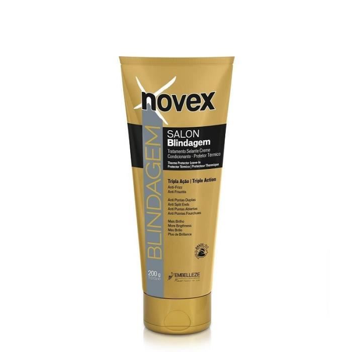 Blindage capillaire - Novex Gold - 200ml - Protection intense - Brillance améliorée