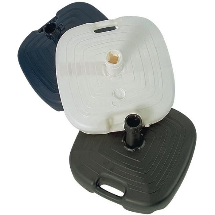 Pied de parasol blanc en plastique 20 L