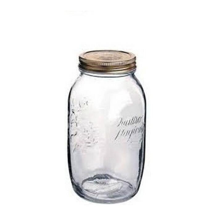 Dots Stagioni Bocal 1 L 50 avec Caps, Verre, Transparent, 1 x 1 x 21 cm - 359920-MQ1