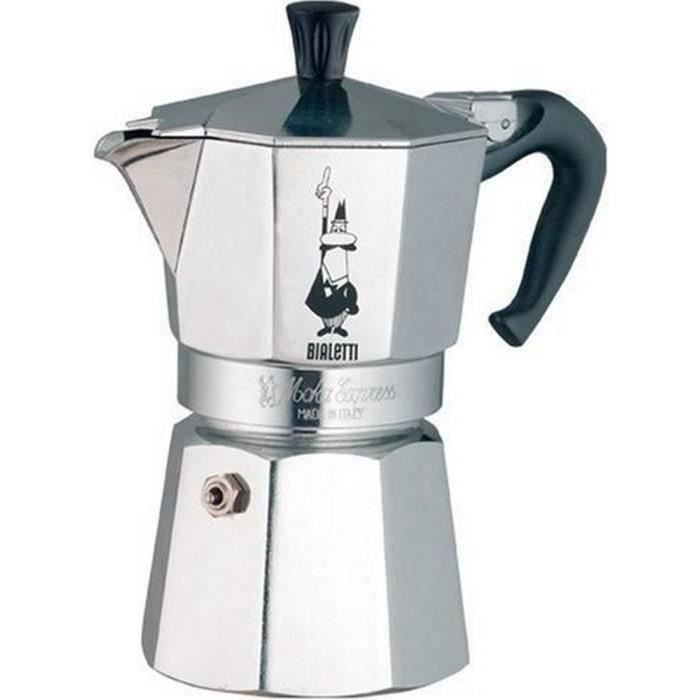 Cafetière Italienne BIALETTI  - Moka Express - Aluminium - 4 Tasses