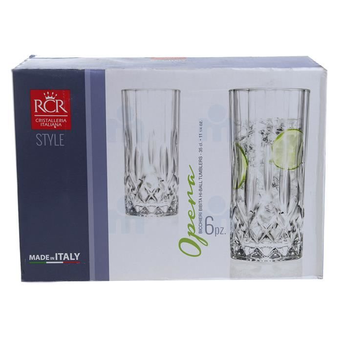 Pack de 6 verres 35cl Opera   RCR