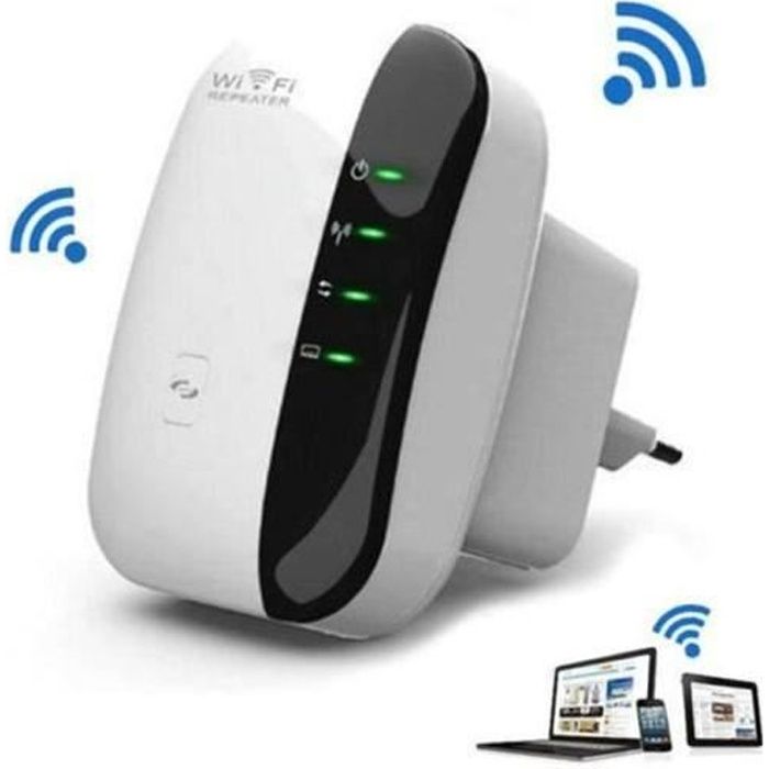 Repeteur / Booster de signal sans fil WiFi extender 300M WLAN 802.11n/g/b Répéteur WiFi Augmente la qualité et la distance wi-fi
