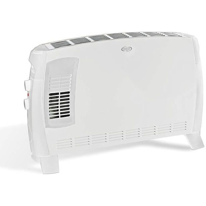 Argoclima   Convecteur électrique avec turbo, blanc - Jazz