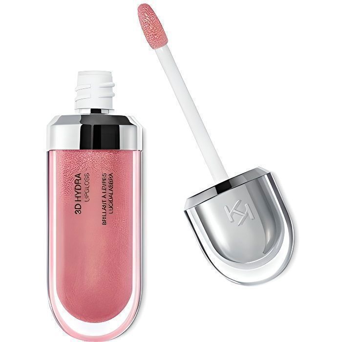 Gloss - KIKO MILANO - 3D Hydra Lip Gloss 17 - Couleur Rose Pailleté - Non-Comédogène - Tube