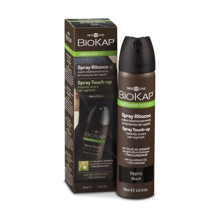 Spray touch-up negro BIOKAP 75 ml BIO