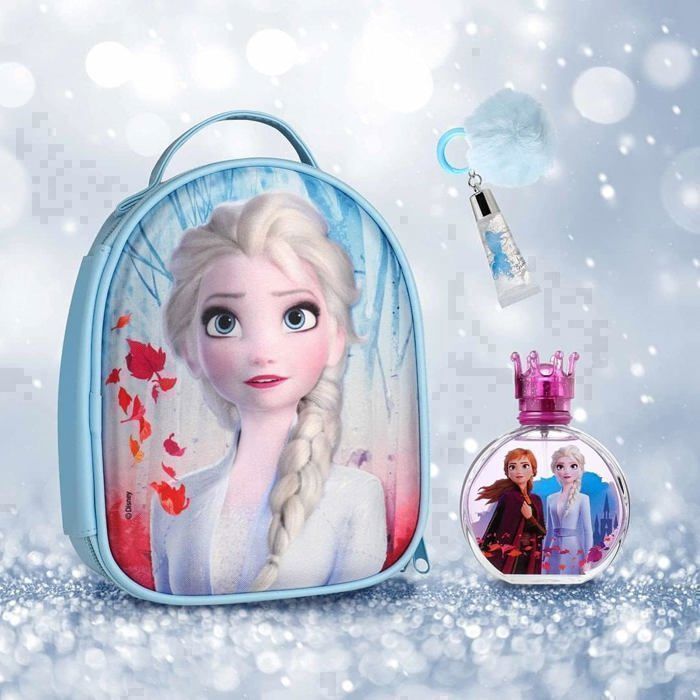 Sac à dos enfant - Frozen - Frozen II - EDT 100 ml - Inclus brillant à lèvres - 3 pcs