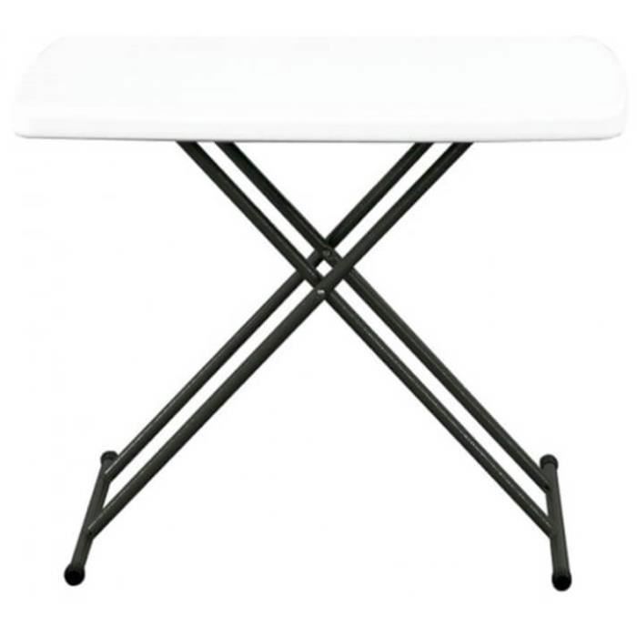 Table pliable pour extérieur - Blanche - Easy 75 Garbar