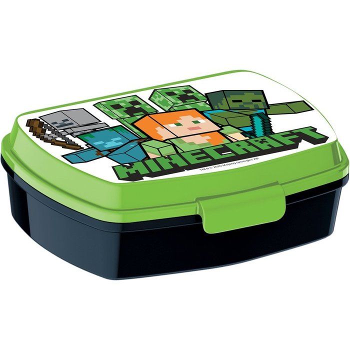 Sandwich box, Boite à gouter enfant, Boite repas Minecraft
