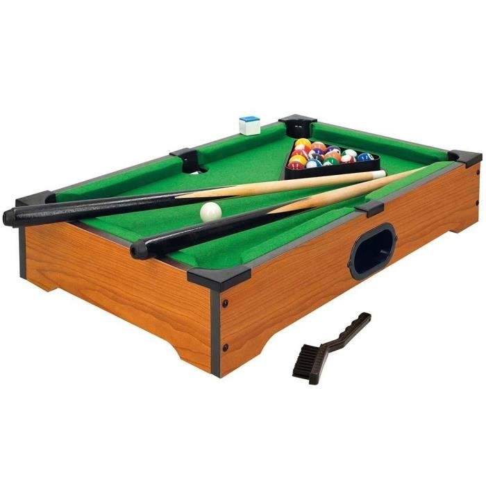 Billard CB Games - Table de jeu pour enfants et adultes - 22 pièces incluses