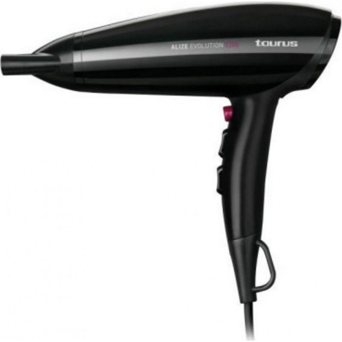 Taurus - Sèche-Cheveux Alize Evolution – 2200 W – 2 Vitesses – 3 Températures – Noir