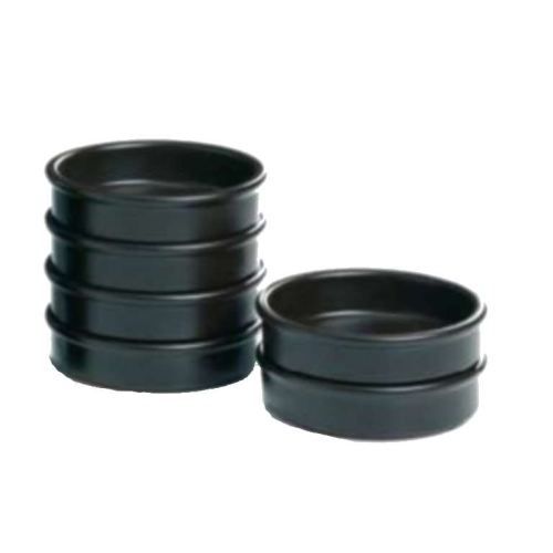 Les Ceramiques de Breda 6 Plats a Four Noir,