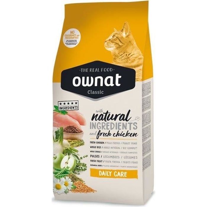 Ownat Classic Chat Daily Care 15kg