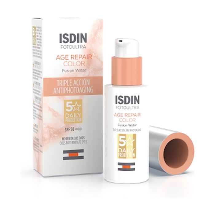 Isdin+Photo Ultra Age Repair Couleur Texture Eau Ultralégère FPS 50 50 ml