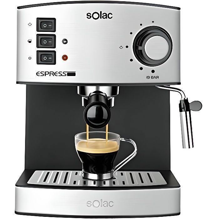 Machine expresso classique Aromatic SOLAC CE4480 - Gris argenté