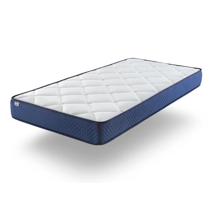 Matelas 90X190 LAURA Épaisseur 22 CM Mousse à mémoire de forme-2 faces Eté/hiver - Indépendance De Couchage