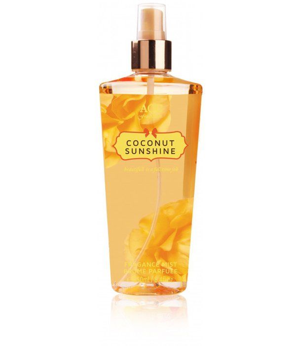 Brume Parfumée - AQC - Coconut Sunshine - 250 ml - Eau fraîche - Vanille & Noix de coco