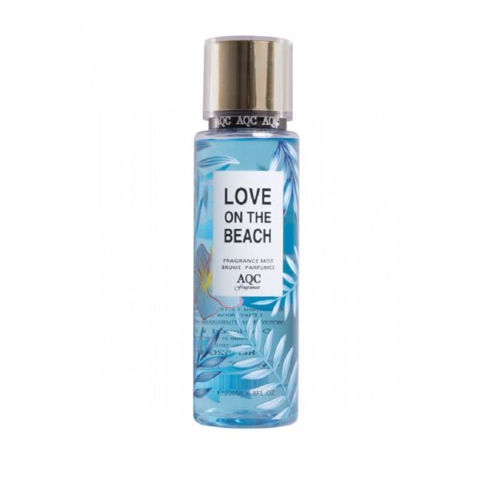 Brume parfumée Cheveux & Corps - Love on the beach - Frais & doux - 200 ml AQC