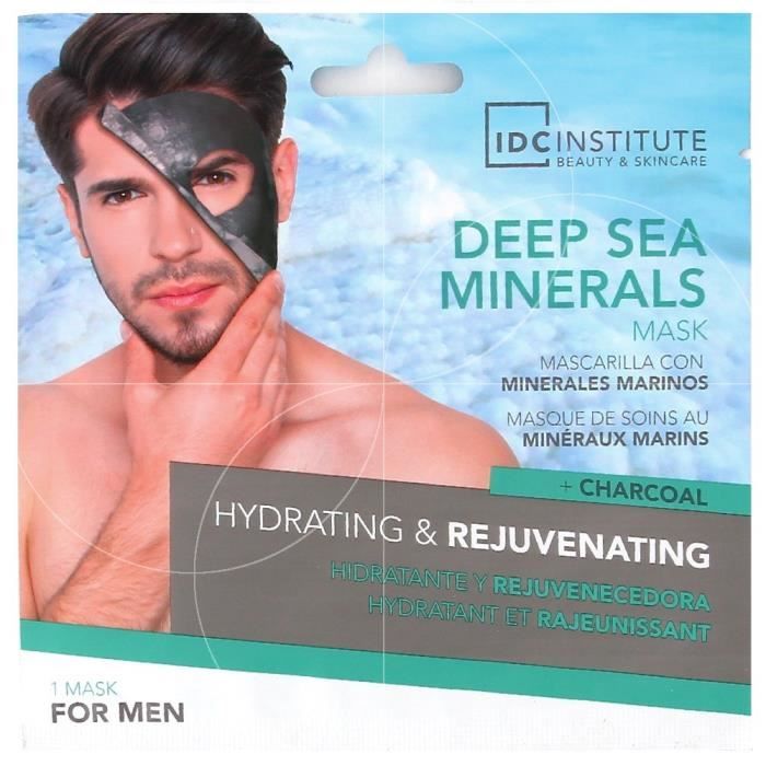 IDC Institute - Masque de Soins au minéraux Marins pour Homme - 22gr