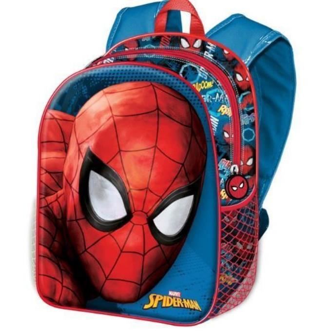 sac école cartabel sac à dos en 3D Marvel Spiderman 31 cm
