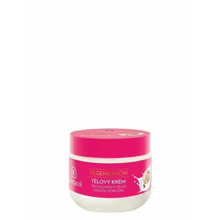 Crème pour le corps - Dermacol - Karité - Hydratation intense - Non gras - Anti-âge