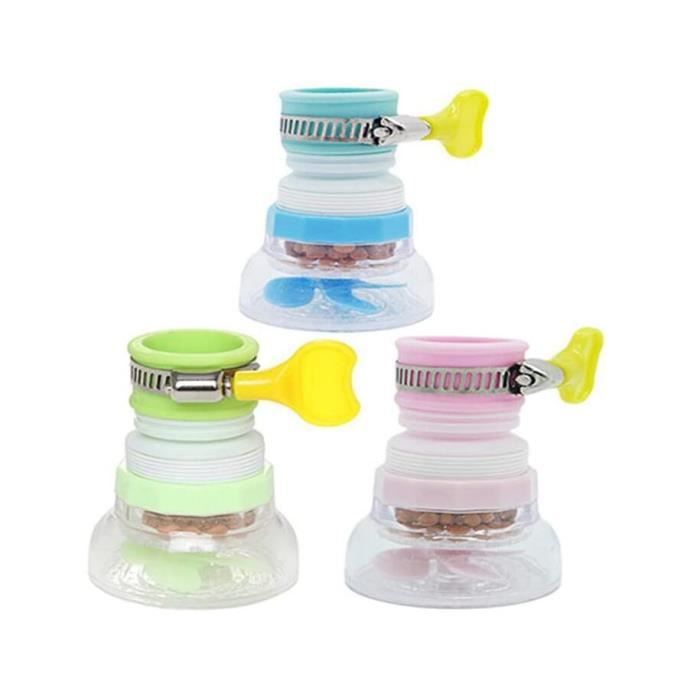 3Pièce Robinet d'eau à Charbon Actif De Couleur Aléatoire, Mini Filtre à Eau De Filtration, Cartouche Filtrante Purificateur