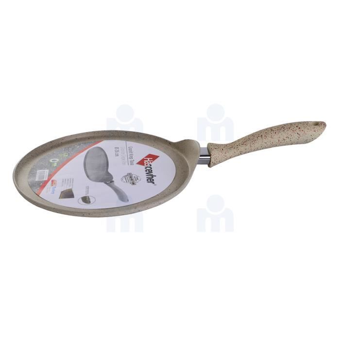 Crêpière en granit 26cm épaisseur 3mm cream   HASCEVHER