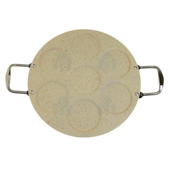 Multi crêpière avec main 35cm épaisseur 3mm cream   HASCEVHER