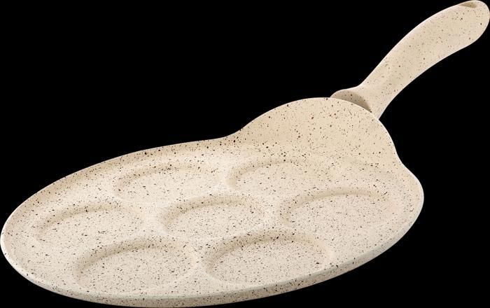Crêpière en granite 7 pièces 26cm cream   HASCEVER