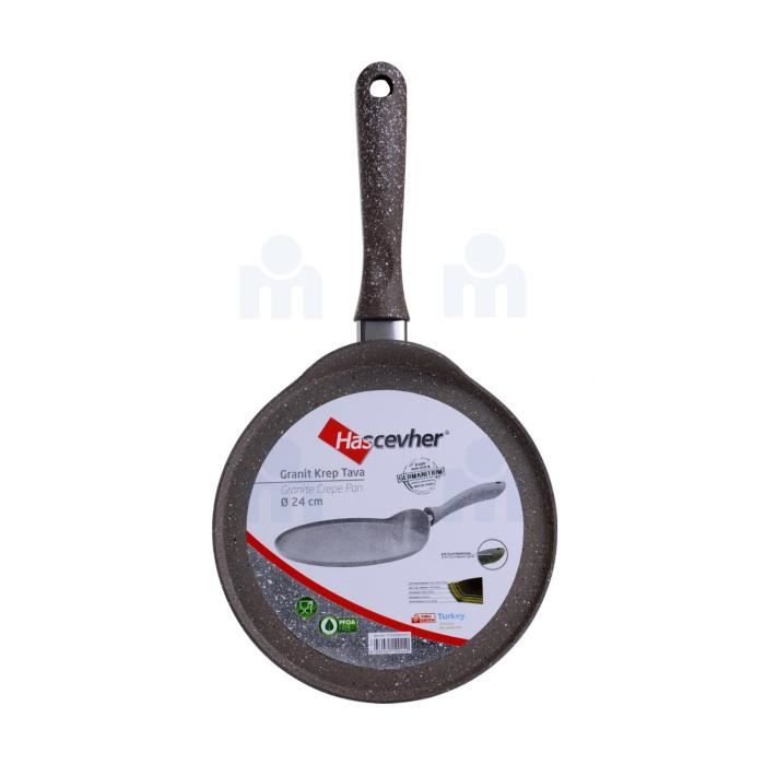 Crêpière avec revêtement en granite 24cm   HASCEVHER
