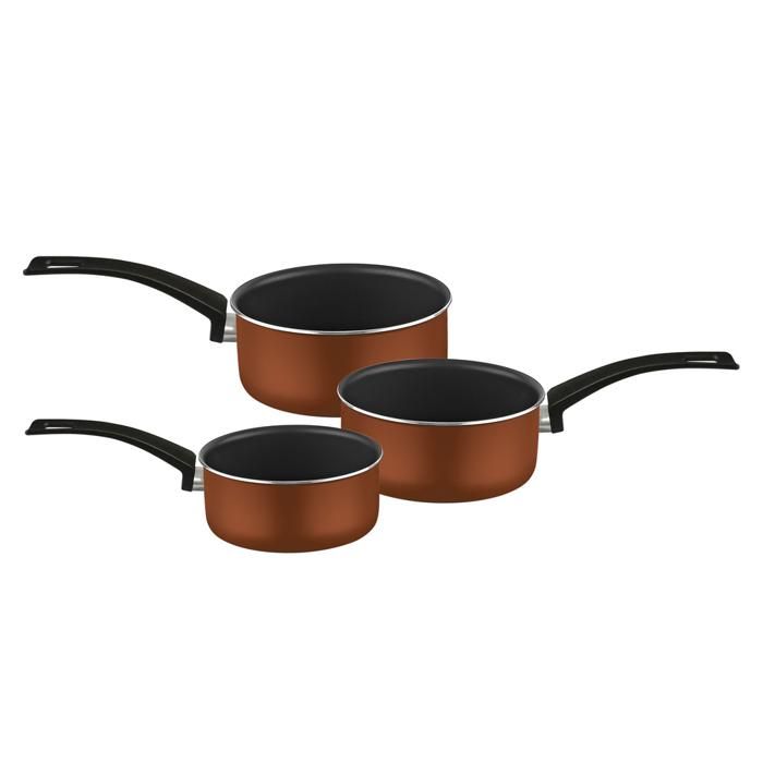 Série de 3 casseroles 14-16-18cm   ROSETTA