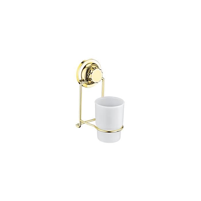 GOBLET AVEC SUPPORT BROSSE A DENTS - MAGIC FIX GOLD