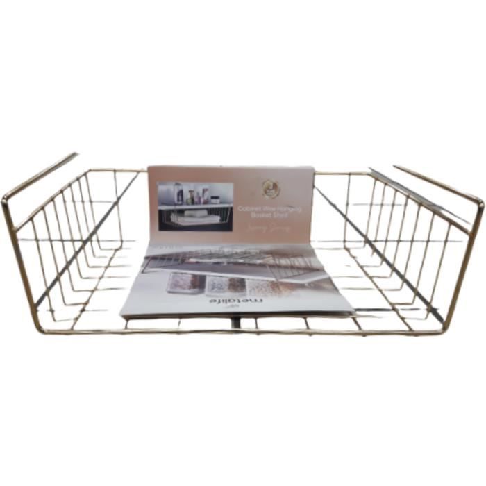 ETAGERE PANIER SUSPENDUS POUR ARMOIRE GOLD