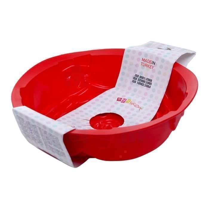 Moule à cake en silicone rouge 23cm   MYS SILICONE