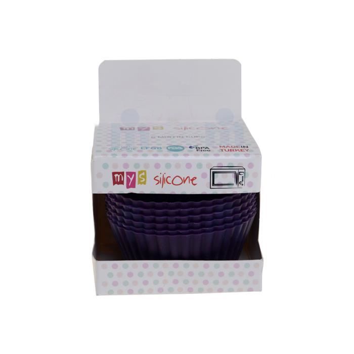 Muffin en silicone 6 pièces   MYS SILICONE