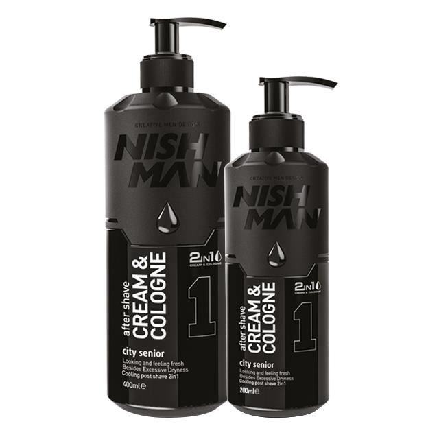 Crème après rasage 1 city senior Nishman 400ml