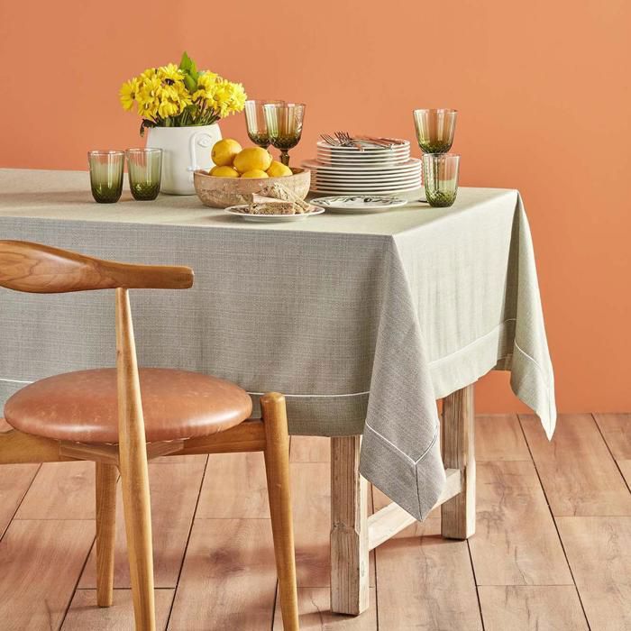 Nappe de table (160x250) - Kaki