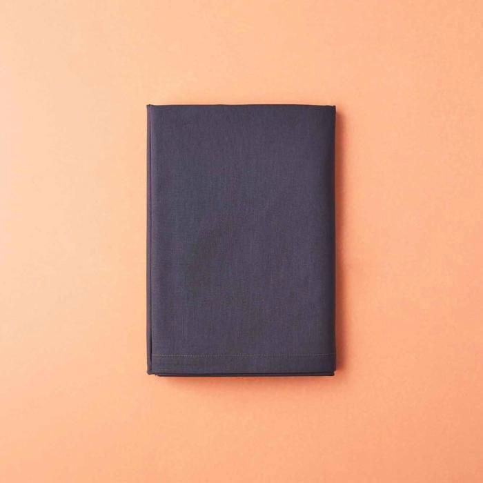 Drap plat - BELLA MAISON - Athracite - 160x240 cm - Uni - Lavable