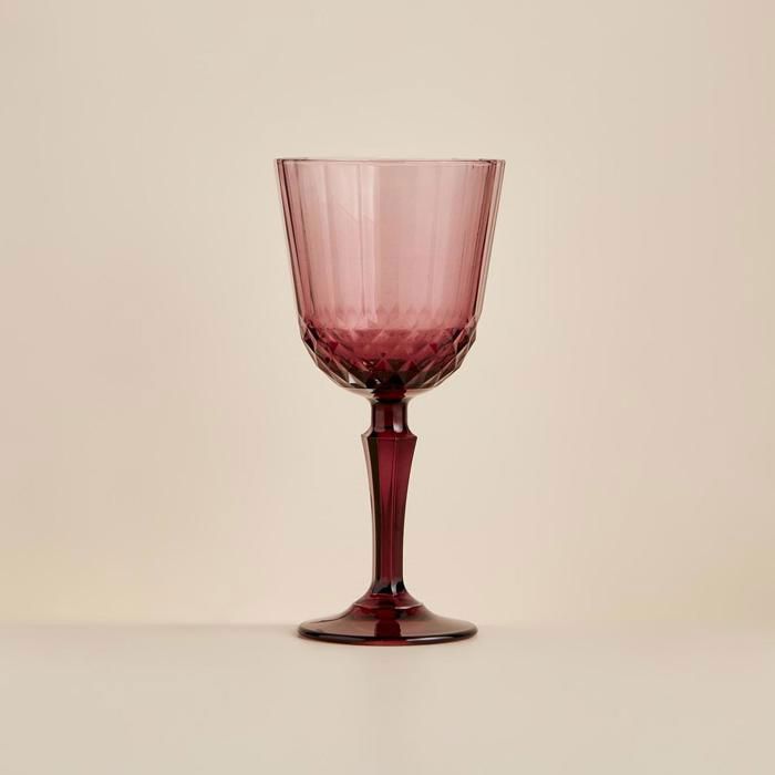 Verre à vin - Rose pâle