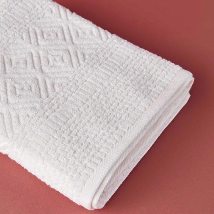 Serviette de bain (70x120) - Helena - Crème