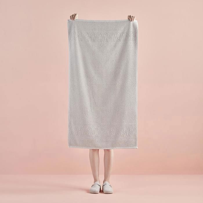 Serviette de bain (70x120) - Helena - Beige