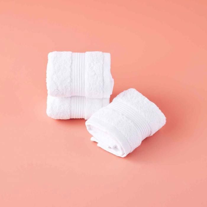 Serviettes pour les mains Premium 30x50 - 3pcs - Blanc