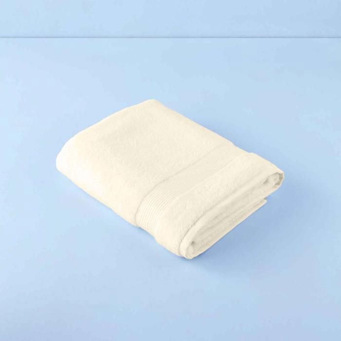 Serviette pour le visage - Bella Maison - Premium - 50x90 cm - 100% Coton - Ecru