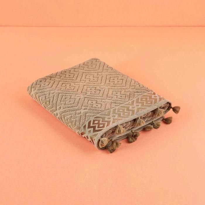 Serviette de bain - Mosaic - kaki