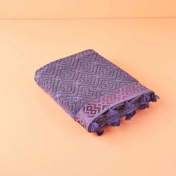 Serviette de bain - Mosaic - Violet