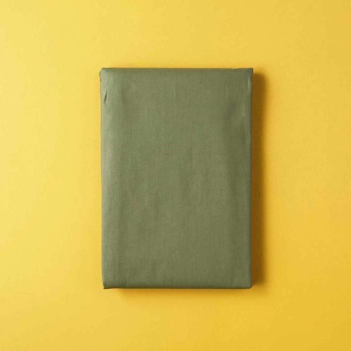 Drap élastique - BELLA MAISON - King size - 260x280 cm - Vert - Uni