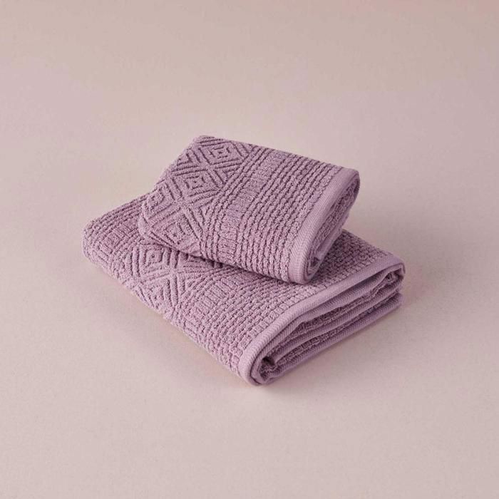Serviettes pour invités Helena 30x30 - 2pcs - Saumon
