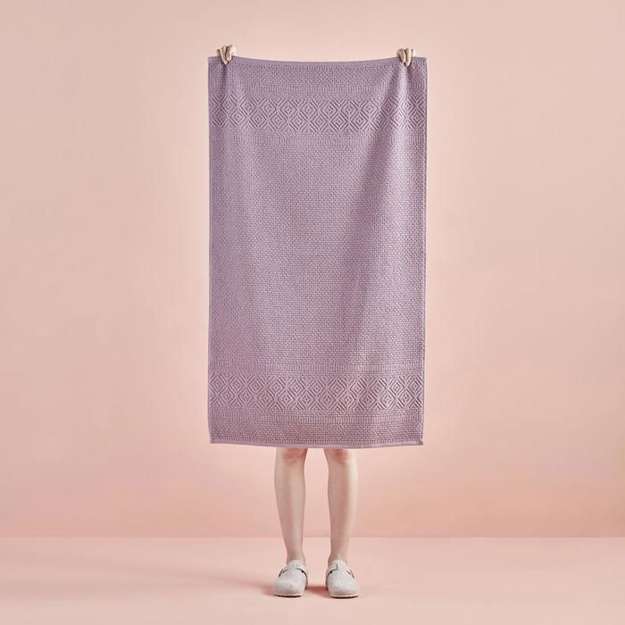 Serviette de bain 70x120 - Lilas - Helena