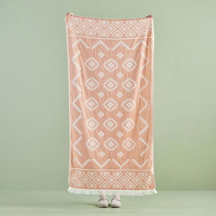 Serviette de bain - Ebro Pesthemal - Rouge brique