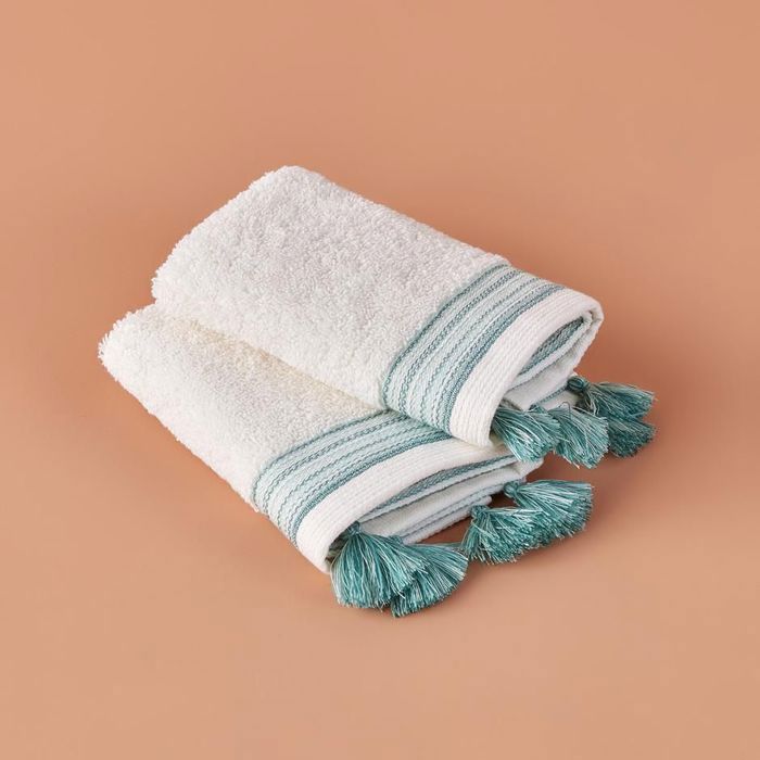 Serviette de bain, set de 2pcs - Capri - Bleu