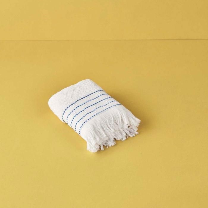 Serviette pour visage - Hamptons - Bleu